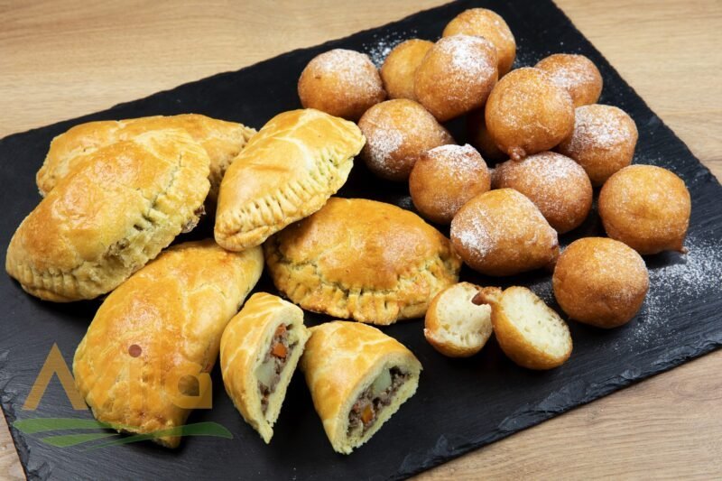 Snack Platter - Meat Pie, puff puff, samosa, spring roll