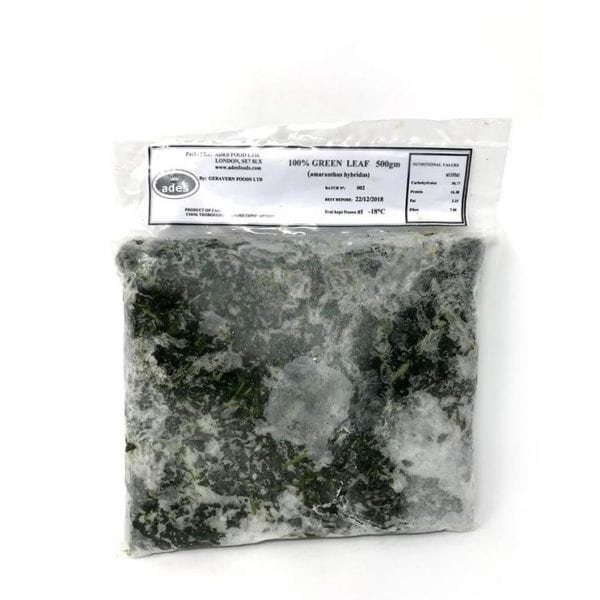 Frozen Ugu (Okongobong) Tasty 500g