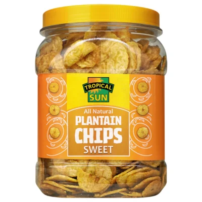 Tropical Sun All Natural Plantain Chips (Sweet) 450g