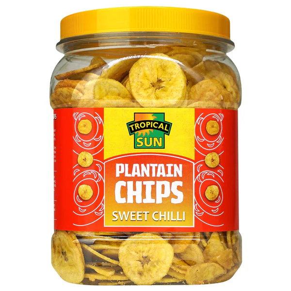 Tropical Sun Plantain Chips (Sweet Chilli) 450g