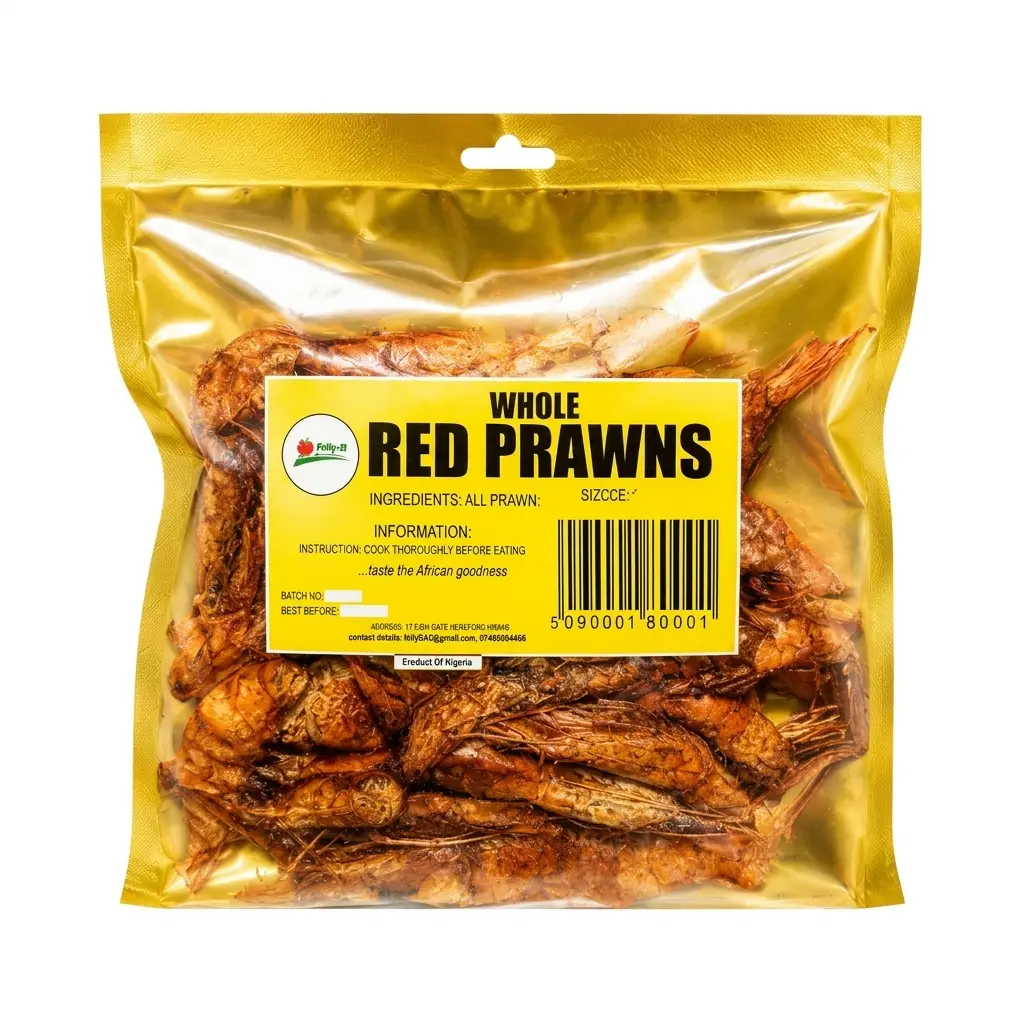 Felly B Red Prawns 100g